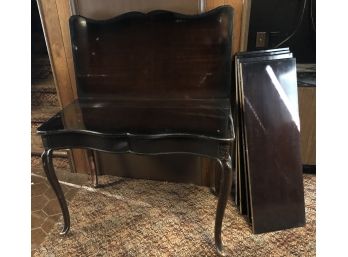 Antique 1920 Hall Entrance Table (Converts To Dining Table)