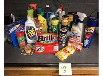 Cleaning Supplies Lot 3