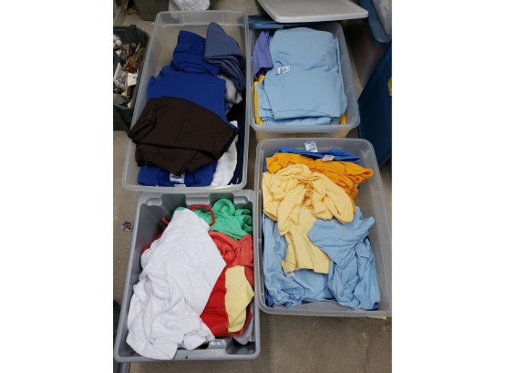 Four Boxes Of Clothes To Embroider - Lot# 240