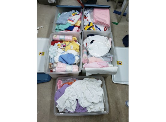 Five Boxes Of Clothing To Embroider? Lot # 237