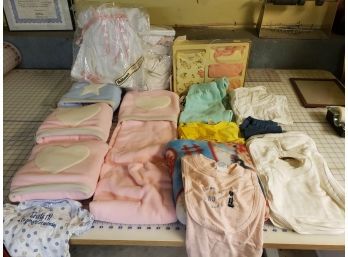 Baby Blanket, Clothing, Bibs & More - Most NEW Lot#174