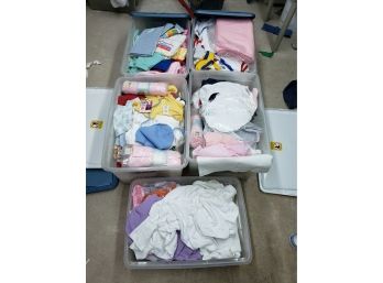 Five Boxes Of Clothing To Embroider? Lot # 237