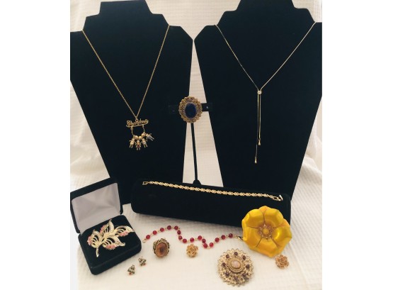 Goldtone & Crystal Jewelry Collection