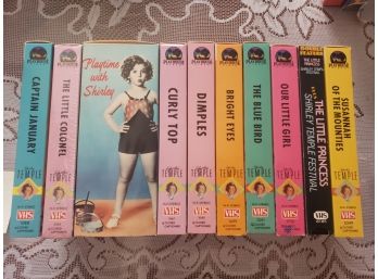 Shirley Temple VHS Tapes