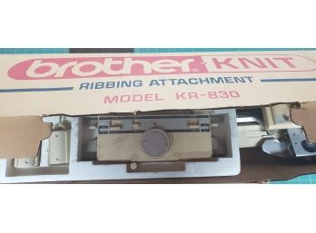 Brother -Knit Ribbing Attachement Model KR-830