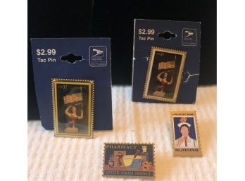Collectible U.S. Postage Stamp Pins