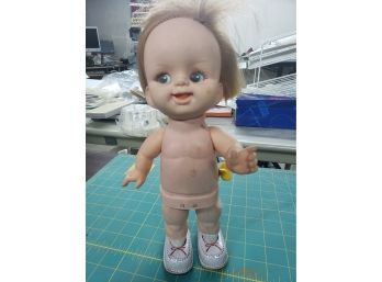 Windup Doll Toy - Made In Japan