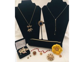 Goldtone & Crystal Jewelry Collection