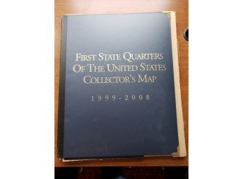 First State Quarters Of The United States Collector's Map