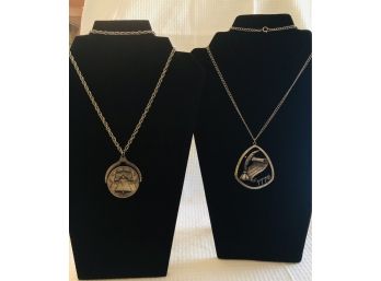 Declaration Of Independence & Liberty Bell Necklaces