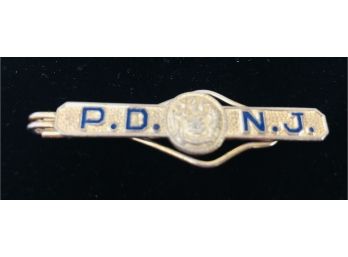 Vintage Police Department NJ Tieclip