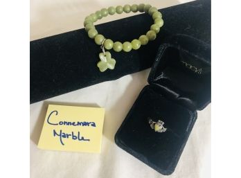 Genuine Connemara Marble Jewelry Collection