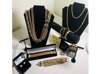 Goldtone Jewelry Collection Lot#1