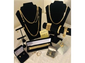Goldtone Jewelry Collection Lot#3