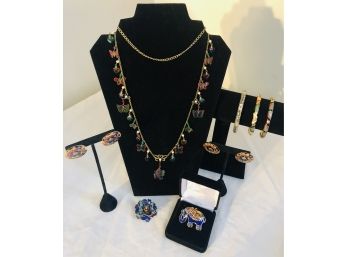 Cloisonne & Enamel Jewelry Collection
