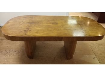 Vintage Burl Wood Conference/Dining Table (matching Chairs In Next Lot) Different Location & Pickup Time