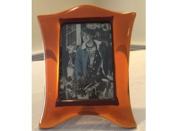 Art Deco Style Lucite Picture Frame