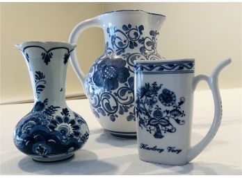 European Blue & White Decorative Collectibles