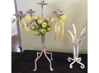 Decorative Wrought Iron Candleholders