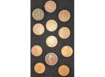 Liberty Head V Nickel And Indian Head Pennies