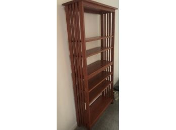 Handmade Solid Wood Adjustable Bookcase Lot 2