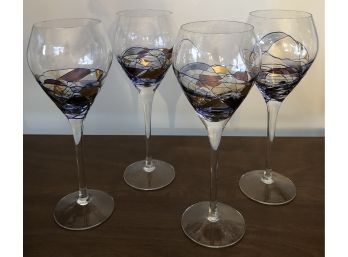 Barcelona Mosaic Wine Glasses (Set Of 4)