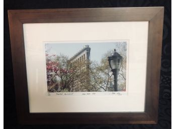 Original Photography By Michael Chen (Signed, Numbered & Dated) The Flat Iron Building NYC