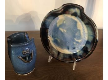 Stoneware Pottery Kitchenware (Signed)
