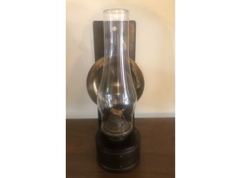 Vintage Rustic Oil Lamp