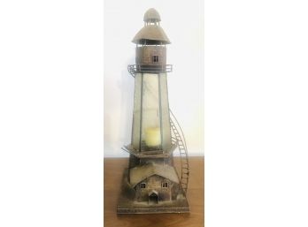 Rustic Embossed Glass Lighthouse Lantern (Philippines)