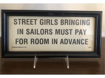 Street Girls Bringing In Sailors...