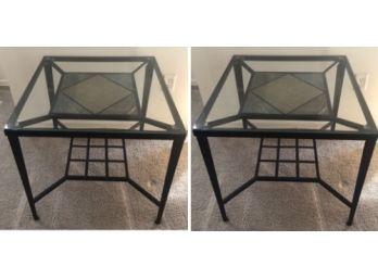 Pair Of Decorative End Tables