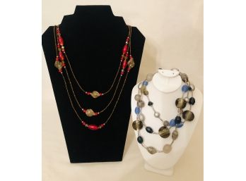 Glass Bead Fashion Necklaces