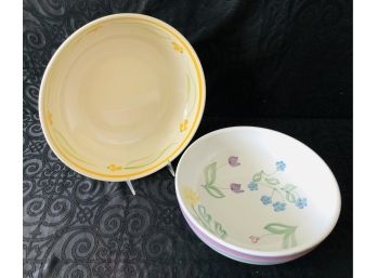 Beautiful Hand Decorated Serving Bowls (Made In Italy)