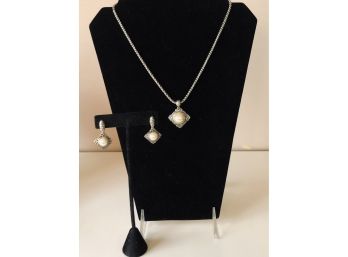 Fashion Statement Necklace & Earring Set