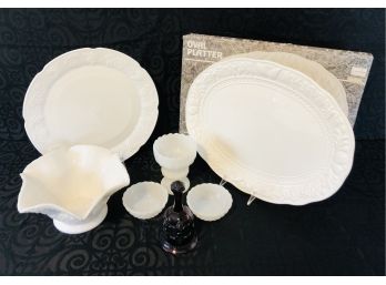 Vintage Milk Glass & Ruby Glass Collection