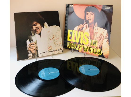 Vintage ELVIS In Hollywood Record & Photo Album Set