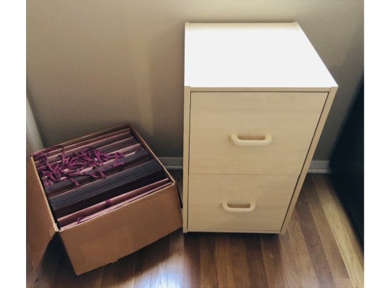 Rolling File Cabinet & Files