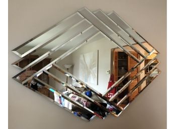 Geometric Beveled Mirror