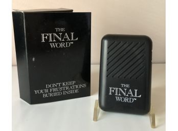 The Final Word (X-Rated Version) - NEW IN BOX!