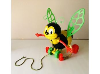 Vintage Bumble Bee Pul Toy