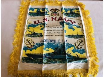 Vintage US Navy Sweetheart Pillow Cover