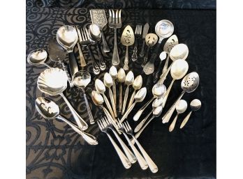 Stainless Steel Serving Flatware - Mixed Patterns