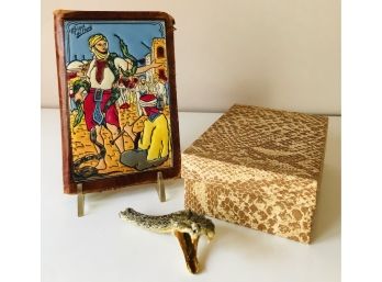 Authentic Snake Head & Middle Eastern Leather Wallet