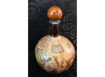 Old World Map Decanter
