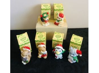 Vintage Holiday Friends Christmas Bell Ornaments