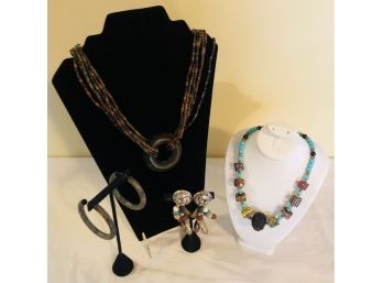 Vintage Clay & Stone Jewelry Collection