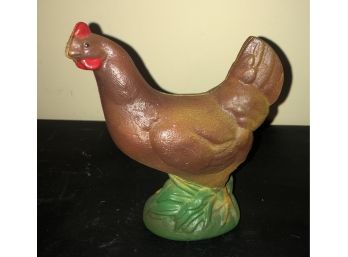 Antique Cast Iron Rooster Bank