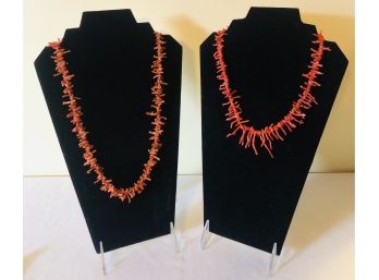 Vintage Genuine Coral Necklaces