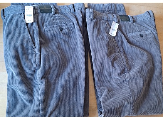 Two NEW WIth Tags Corduroy Pants - Size 34/30